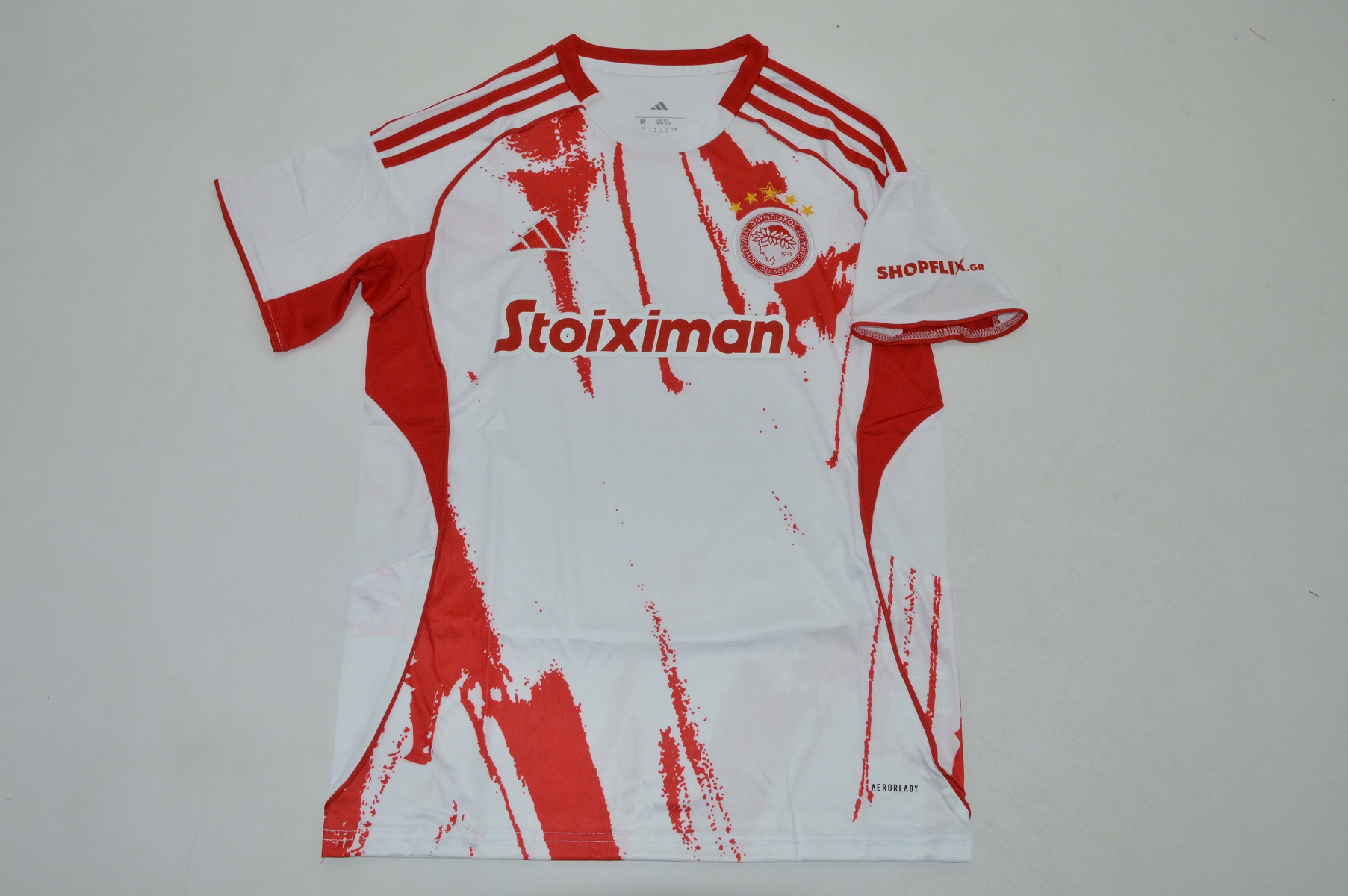 AAA Quality Olympiacos 25/26 Away White/Red Soccer Jersey